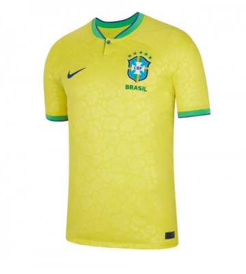 Brasilien Hemmatröja VM 2022 Kortärmad